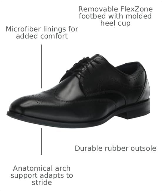 Image of Stacy Adams Brayden Wingtip Lace Up