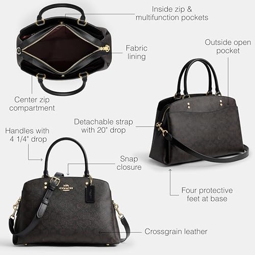 Coach Lillie Carryall, IM/Walnut/Black3
