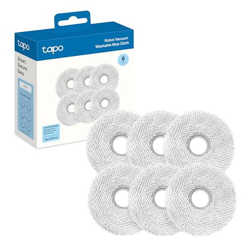 Tapo RVA310 Panni Mop Lavabili per Robot RV50 Pro Omni e RV50 Omni, 6pz