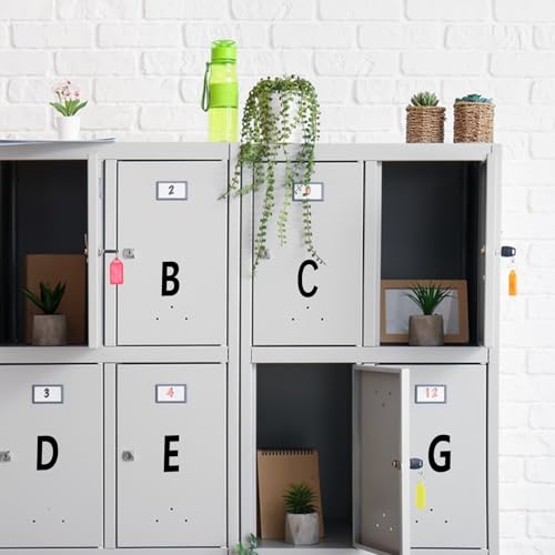 Dimeho 8 Sheets Letter Stickers, Vinyl Stick on Letters 2 Inch 1 Inch Self Adhesive Capital Alphabet Sticker Small Black Letters Decals for Scrapbooking Poster Board Sign Water Bottles Mailbox Labels - Thumbnail 4