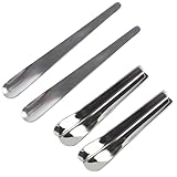 hhfvvda 4 Pack Stainless Steel Caulking Tool Kit Grout Finishing Spatula Metal...