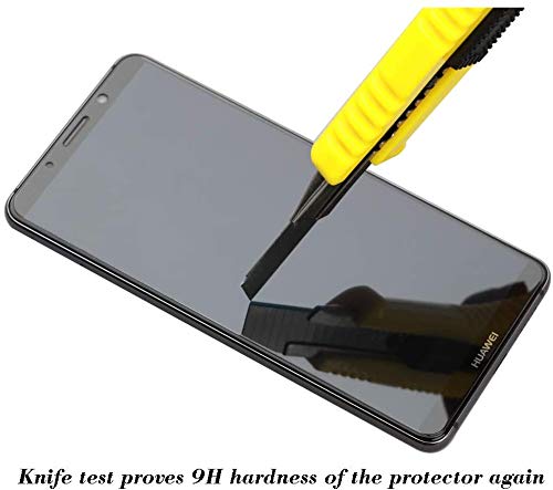 Ibywind Screen Protector For Huawei Mate10 Pro,With 2Pcs Tempered Glass,1Pc Backing Carbon Fiber Film [Fingerprint Reader,Easy To Install] #TOP5