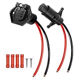 トローリングモータープラグとレセプタクル 12V 8ゲージ 2ワイヤー、トローリングモータークイックコネクトキット Minn Kota Boat用