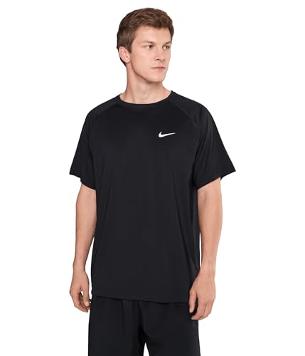 Nike T-shirt Dri-Fit Ready pour homme, haut de sport à manches courtes noir