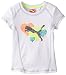 Puma Little Girls' Multi Stripe Cat Tee
