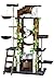Go Pet Club 77-Inch Cat Tree, Brown/Black