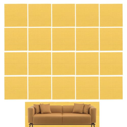 Papier peint brique en mousse adhésive pour chambre