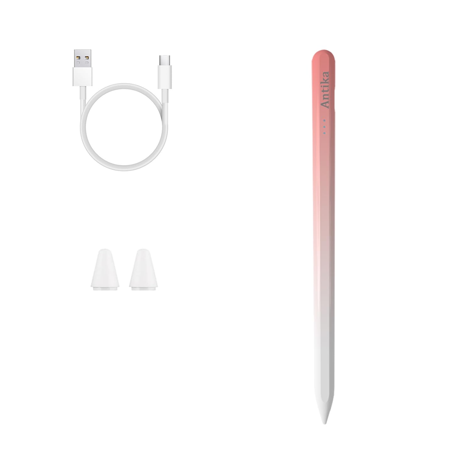 Penna per Tablet Compatibilità Universale R3 Capacitive Stylus Pen Magnetic Compatibile con Android iOS Apple iPad/Pro/Air/Mini/Huawei/Samsung/Lenovo/Xiaomi Smartphone Tablet (R3Pinkwhite.)
