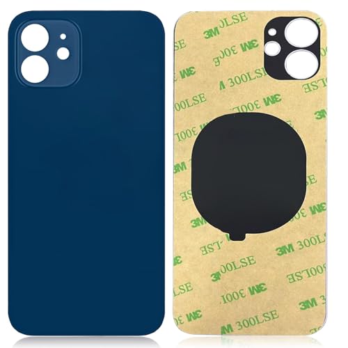 Image of VOXATVO Back Glass Replacement for iPhone 12 (A2403 A2172 A2402 A2404) All Carriers NO Repair Tool Set (for 12 Blue) (Blue)
