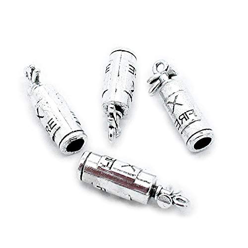50 PCS Antique Silver Tone Jewelry Making Charms Crafting Wholesale Supplier S5OU5K Fire Extinguisher