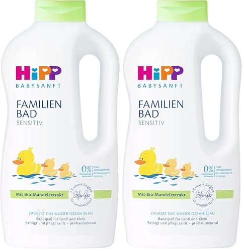 HiPP Babysanft Familienbad, 1000ml (Packung mit 2)