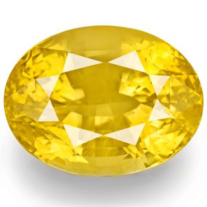 Saphir jaune naturel 8.25 Ratti AMZ13737, sublimez vos tenues de soirée