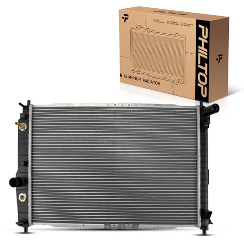 Image of PHILTOP CU2873 Radiator Replacement for Aveo, Aveo5 | Core Width 23-5 /8 inch fit for 2004-2008 Aveo 2007-2008 Aveo5 (23-5 /8 in. Between Tanks;w / A /C)