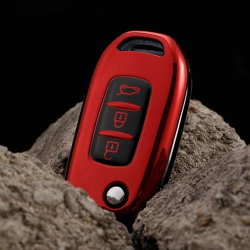 Funda para llave de coche Renault 2020 2021 carcasa protectora de llavero inteligente 4