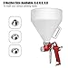 Goplus 1.45 Gallon Air Texture Gun, Drywall Texture Sprayer with 3 Nozzle 4.0mm, 6.0mm, 8.0mm, Air Hopper Spray Gun, Perfect for Orange Peel, Stucco Mud, Knockdown, Popcorn Ceiling