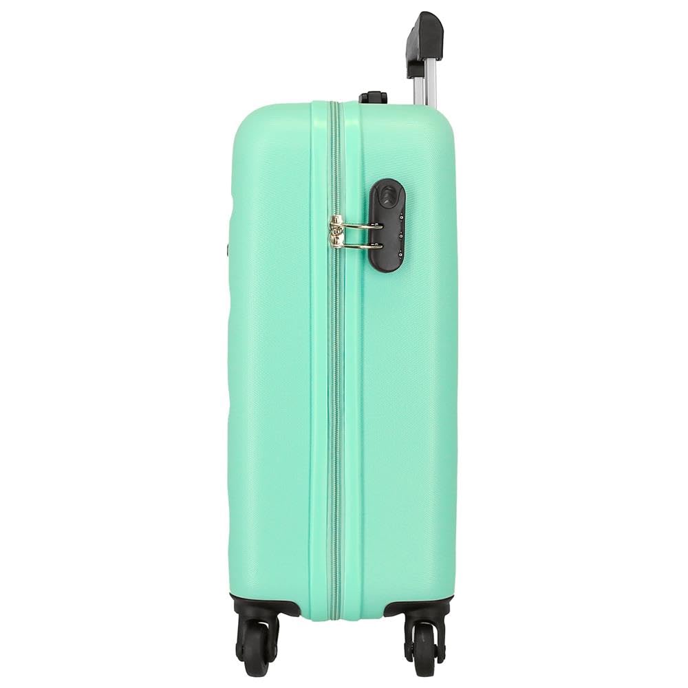 ROLL ROAD Flex, Trolley Rigido Cabina 55m Unisex Adulto, Verde (Green), 38x55x20 cms