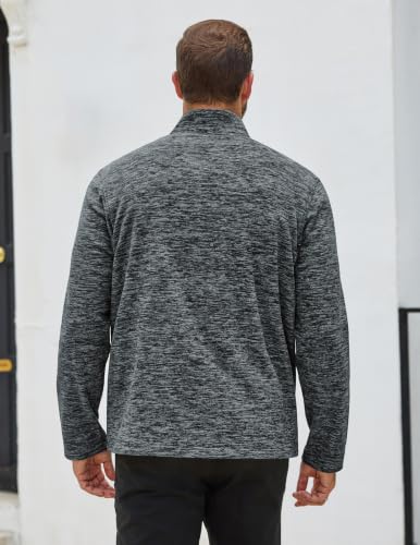 COOFANDY Men's Fleece Jackets Full Zip Lightweight Casual Sweater Jacket - image 6