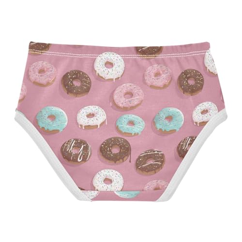 Girls Underwear Soft Cotton Doughnuts Kids Panties in Sizes 2/3t, 4t, 5t, 6 and 82
