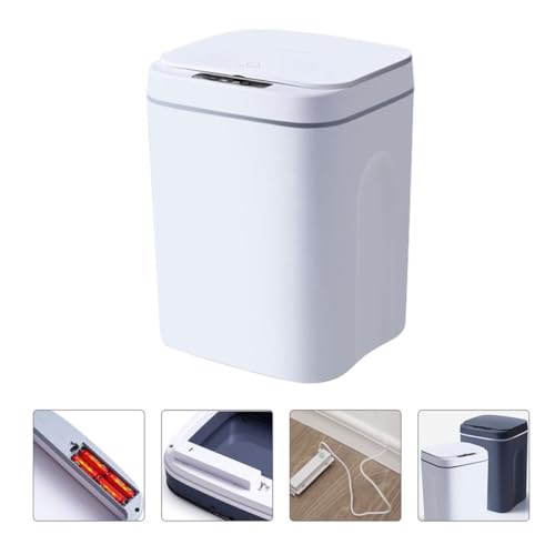 Bote de basura inteligente Homoyoyo 14L con sensor recargable miniatura 7
