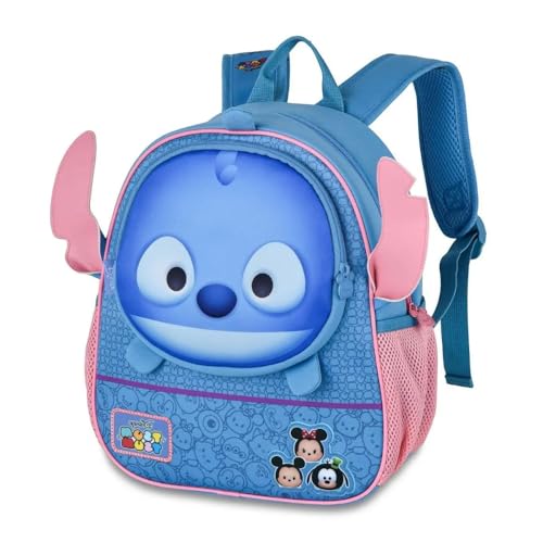 Mochila De Costa Infantil Escolar Tsum Tsum Stitch 13' - Clio Style