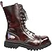 Produktbild Alpha Rangers 10-loch Boot, Ranger Festival Army Gothic, Leder Springerstiefel, Weinrot Rub Off 5010, UK 10 / EU 44
