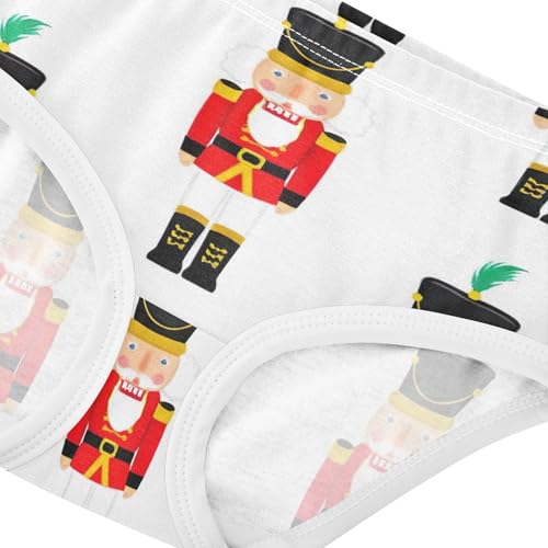 Cute Cartoon Soldiers White Little Girl Panties Toddler Underwear Floral Cotton Colorful Undies Kids Briefs 2t4