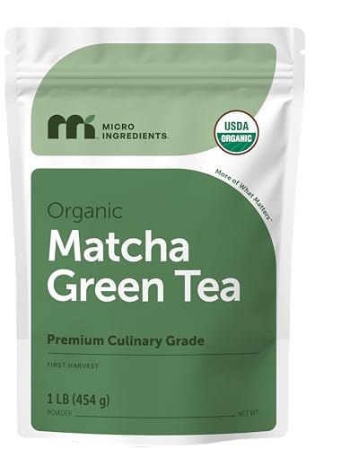 Micro Ingredients Organic Matcha Green Tea Powder,...