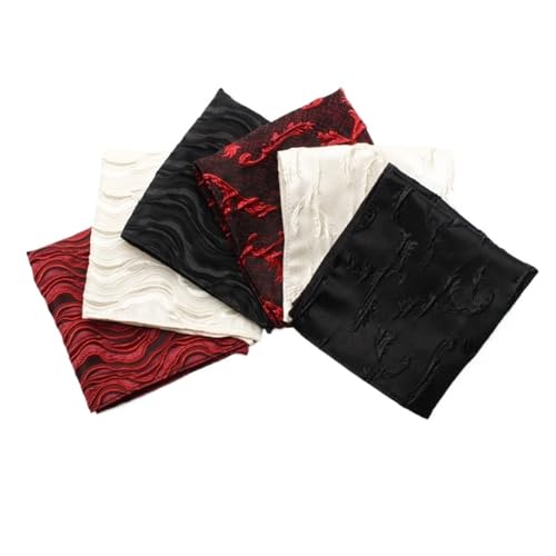 Écharpe mouchoir de poche vintage haut de gamme pour costume gentleman