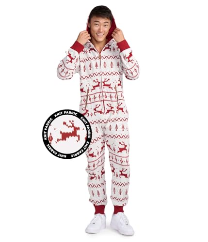 Tipsy Elves Christmas Knit Jumpsuits - Cozy Knit One Piece Jumpsuit for Adults2