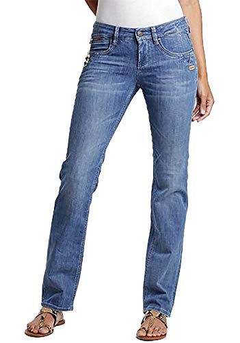 Preisvergleich Produktbild Gang Damen Jeans Nikita Straight (Blue Washed 7744, 33W)