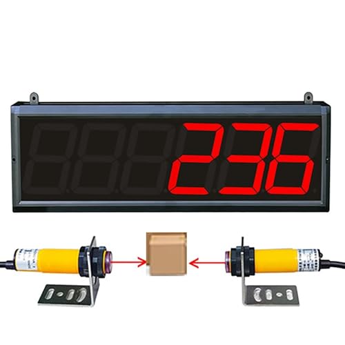 Compteur numérique à induction LED 6 chiffres pour convoyeur industriel
