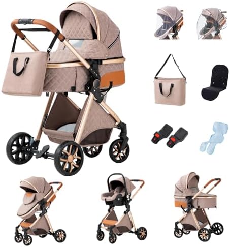 GLOKID Carrito bebé 3 Piezas, Carro, Carrito bebé 3 en 1, Silla P...