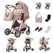 GLOKID Passeggino 3 in 1，Passeggino Canne，Trio，Portatile，Con Seggiolino...