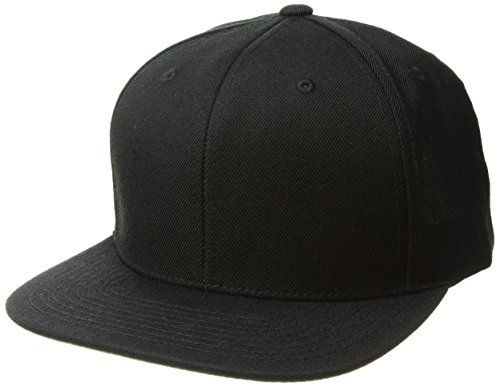 Flexfit/Yupoong 6089M,6089MT,6089CAMO 6 Panel Premium Classic Snapback Hat Cap (Black)
