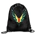 Logan Paul's Parrot Logo Bag, Maverick Design Sport Gym Sack Drawstring Backpack Bag