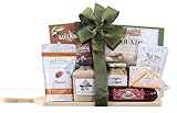 Wine Country Gift Baskets Gourmet Salami and Cheese with Bamboo Cutting Board for Family, Friends, Client Appreciation, Thank You for Women, Men, College, Appreciation, Birthday, Corporate, Get Well, Sympathy Care, Teacher and more