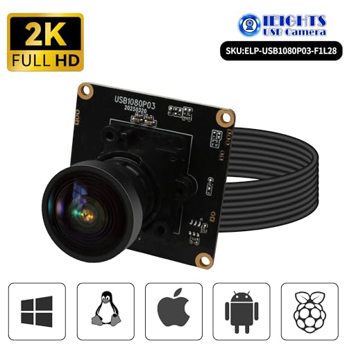 Mini webcam UVC USB 2.0 grand angle 1080p cadre rapide pour Pi - 7