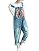 Youlee Mujer Pantalones de Pierna Ancha Peto de Mezclilla Monos Pantalones Monos...