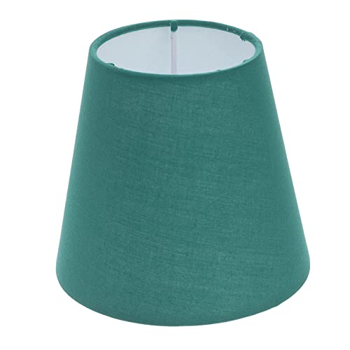 Image of Gadpiparty Cloth Lamp Shade Small Barrels Lampshade Replacement Minimalist Macaron Color Lamp Covers Clip-on Light Shades Fabric Chandelier Shade for Table Lamp Green