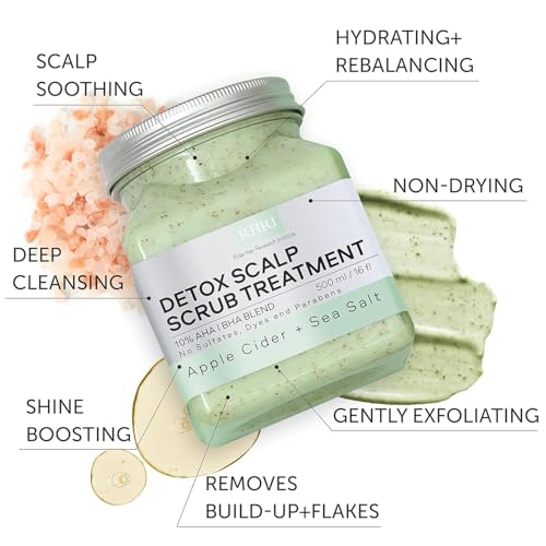 16-fl-oz-Apple-Cider-Sea-Salt-Green-Scalp-Scrub-Sulfate-Free-10-AHA-BHA-Exfoliating-Hair-Scalp-Treatment-for-Detox-Dandruff-Build-Up-Scalp-Exfoliator-Hair-Scalp-Scrub-Refreshing