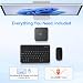 【3 Years Guarantee】Blackview MP50 AMD Ryzen 5 Mini PC with Mouse and Keyboard, Radeon Vega 8 Graphics, Win 11 Pro, 16GB+512GB SSD, 4K@60Hz HDMI+DP/Double WiFi/USB 3.2 Mini Desktop Computer for Office
