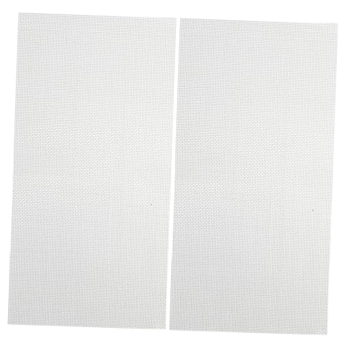 MUCKLILY 2pcs Bumper Repair Net Brass Mesh Fish Net for Fish Tank Mesh Netting Sculpting Wire Mesh Aluminum Wire Mesh Vent Screen Roof Dryer Vent Bumper Repair Kit Silver Stainless Steel