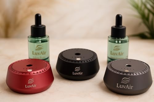 LuvAir Smart car Aroma Diffuser Set, Adjustable Ultra Sonic-Mist Technology, Built-in Battery, 100%...