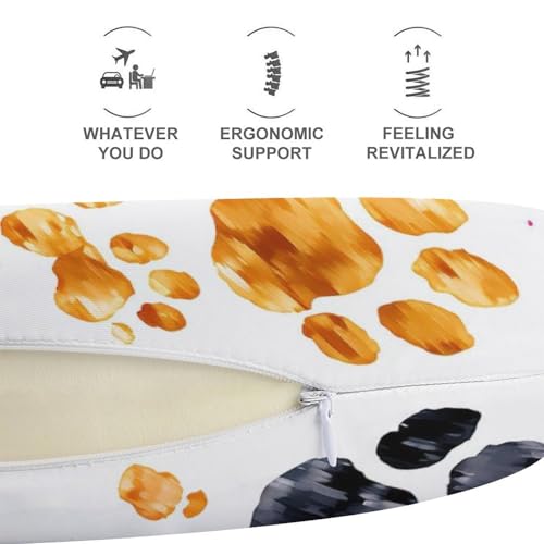 Almohada de viaje espuma viscoelástica tamaño único miniatura 5