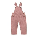 Kids Toddler Baby Girl Boy Overalls Corduroy Trousers Suspender Long Pants with Adjustable Straps...