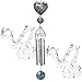 Memorial Wind Chimes Condolence - When Tomorrow Starts Without Me I'm Always in Your Heart Saying - Heart and Butterfly Design Garden Wind Chime - in Loving Memory - 26