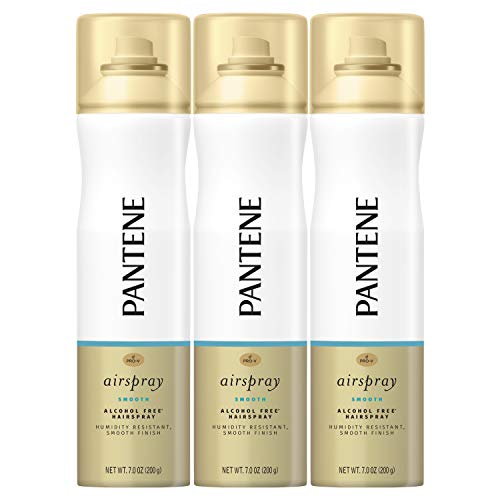 Pantene Hairspray, Smooth Finish, Pro-V Airspray, 7 fl oz, Triple Pack