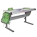 Produktbild FineBuy Design Kinderschreibtisch Holz 120 x 60 cm grau/weiß | Schülerschreibtisch neigungs-verstellbar | Schreibtisch Kinder höhenverstellbar