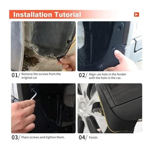 Garde-boue BMW X6 E71 2008-2014 doublure de protection pour puits de roue