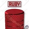 PC Autoworks Aluminum Tire Valve Stem Caps – Anti-Rust, Premium Anodized Aluminum, Corrosion-Resistant, Easy Install, Universal Fit for Car, Truck, Bike, SUV – 1 Pack/Set of 4 (Ruby RED) #3